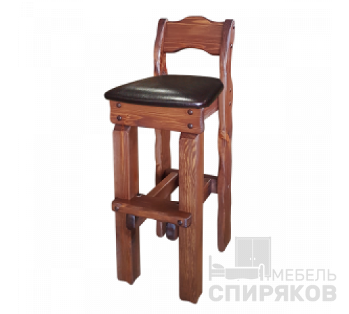 Стул “Добряк “барный кожа